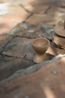 Egg Cups^DBKD Made egg cup 4-pack, Terracotta Beige