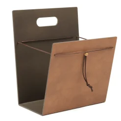 Magazine Racks^LIND DNA Magazine Holder Nupo M, nature-bronze Brown