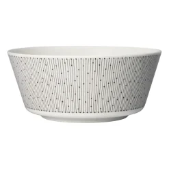 Serving Bowls^Arabia Mainio Sarastus bowl Ø23 cm, Black-white BlackWhite