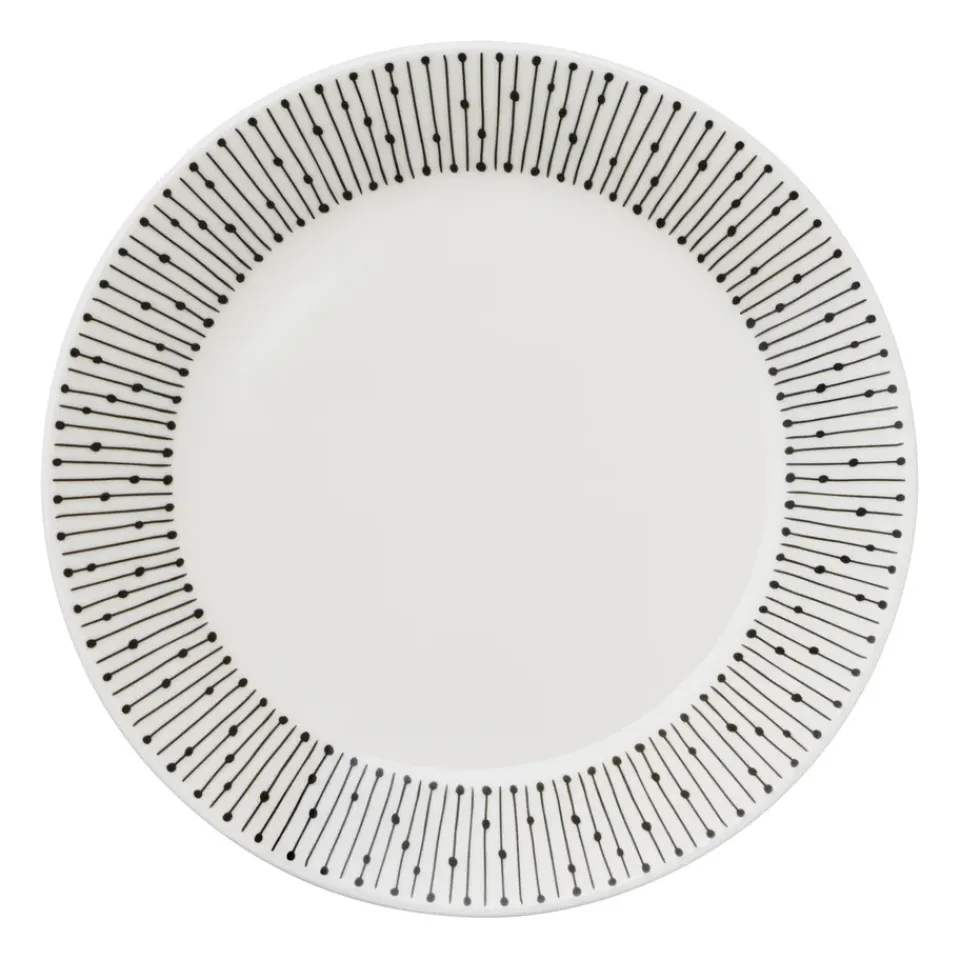 Best Arabia Mainio Sarastus plate Ø15 cm, Black-white BlackWhite