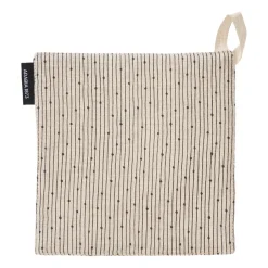 Oven Mitts, Gloves & Pot Holders^Arabia Mainio Sarastus pot holder, Natural white-black WhiteBeigeBlack