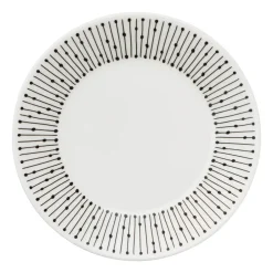 Tea & Coffee Saucers^Arabia Mainio Sarastus saucer Ø11.5 cm, Black-white BlackWhite