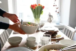Tea & Coffee Saucers^Arabia Mainio Sarastus saucer Ø11.5 cm, Black-white BlackWhite