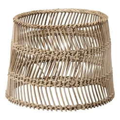 Discount PR Home Maja lamp shade rattan E27, Ø30 cm Beige