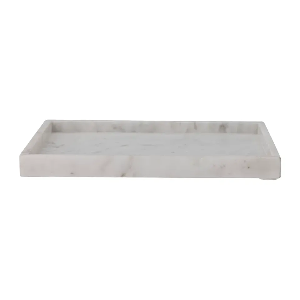 Decorative Trays^Bloomingville Majsa decorative tray 35x35 cm, marble White