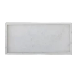 Decorative Trays^Bloomingville Majsa decorative tray 18x38 cm, marble White