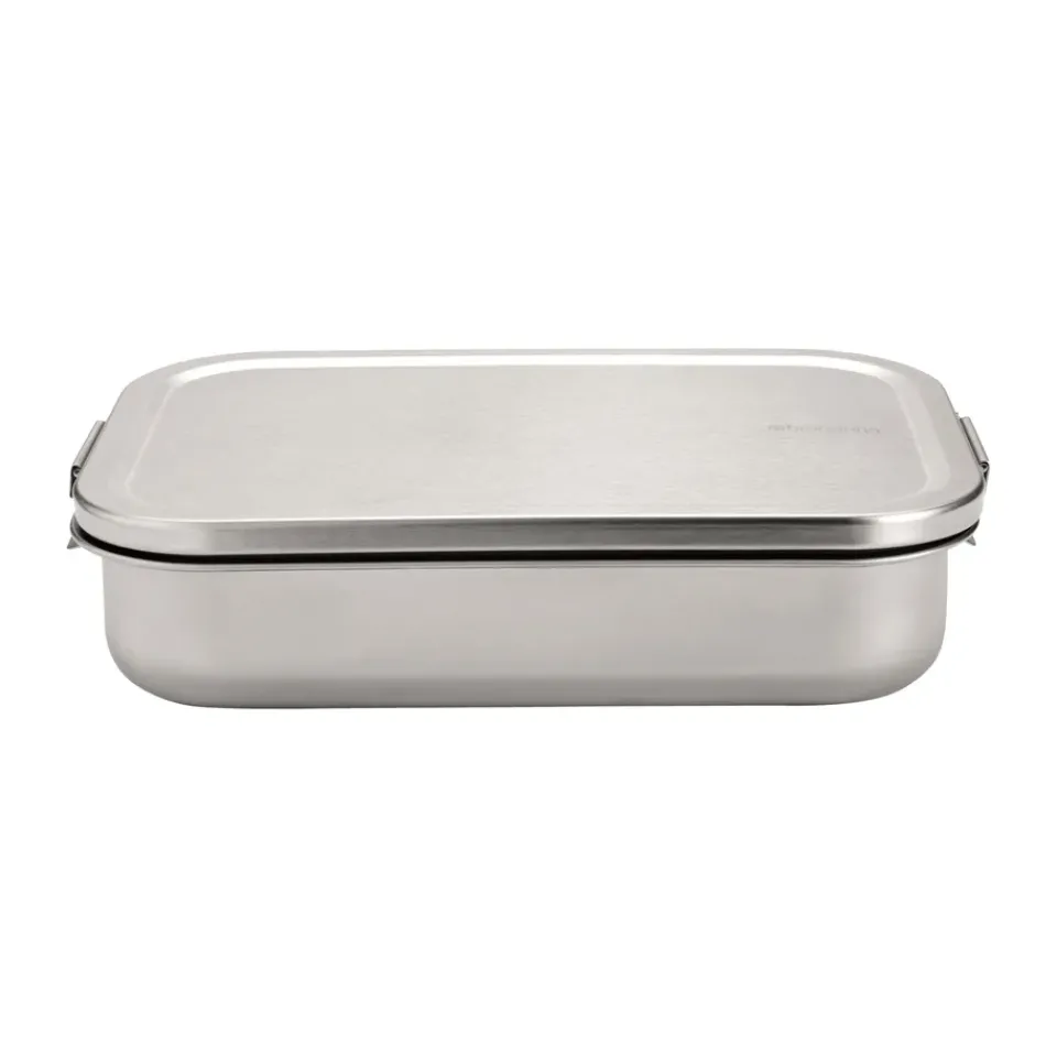 Lunch Boxes & Food Containers^Brabantia Make & Take bento lunch box - steel - large, Matte stainless steel Silver-coloured