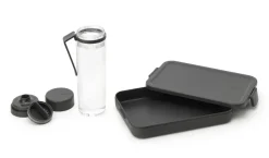 Lunch Boxes & Food Containers^Brabantia Make & Take break lunch set 2 pieces, Dark Grey