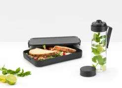 Lunch Boxes & Food Containers^Brabantia Make & Take break lunch set 2 pieces, Dark Grey