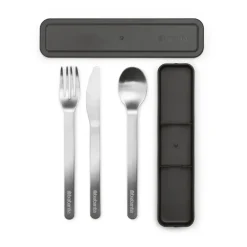 Cutlery Sets^Brabantia Make & Take cutlery 3 pieces, Dark Grey
