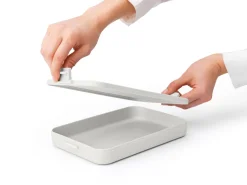 Discount Brabantia Make & Take lunch box flat. 1.1 L, Light Grey
