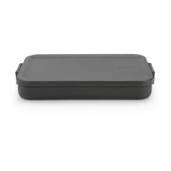 Outlet Brabantia Make & Take lunch box flat. 1.1 L, Dark Grey