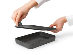 Outlet Brabantia Make & Take lunch box flat. 1.1 L, Dark Grey