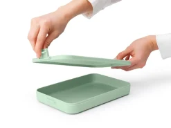 Hot Brabantia Make & Take lunch box flat. 1.1 L, Jade Green