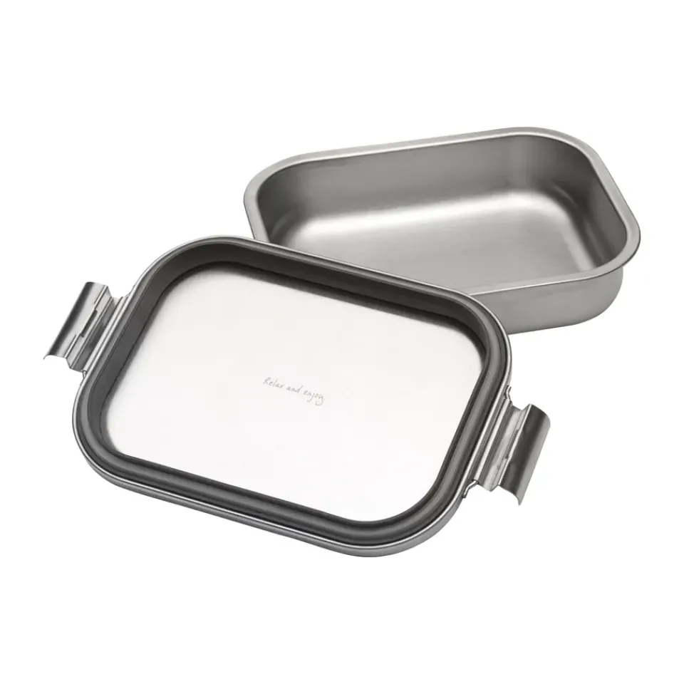 Lunch Boxes & Food Containers^Brabantia Make & Take lunch box steel medium, Matte stainless steel Silver-coloured