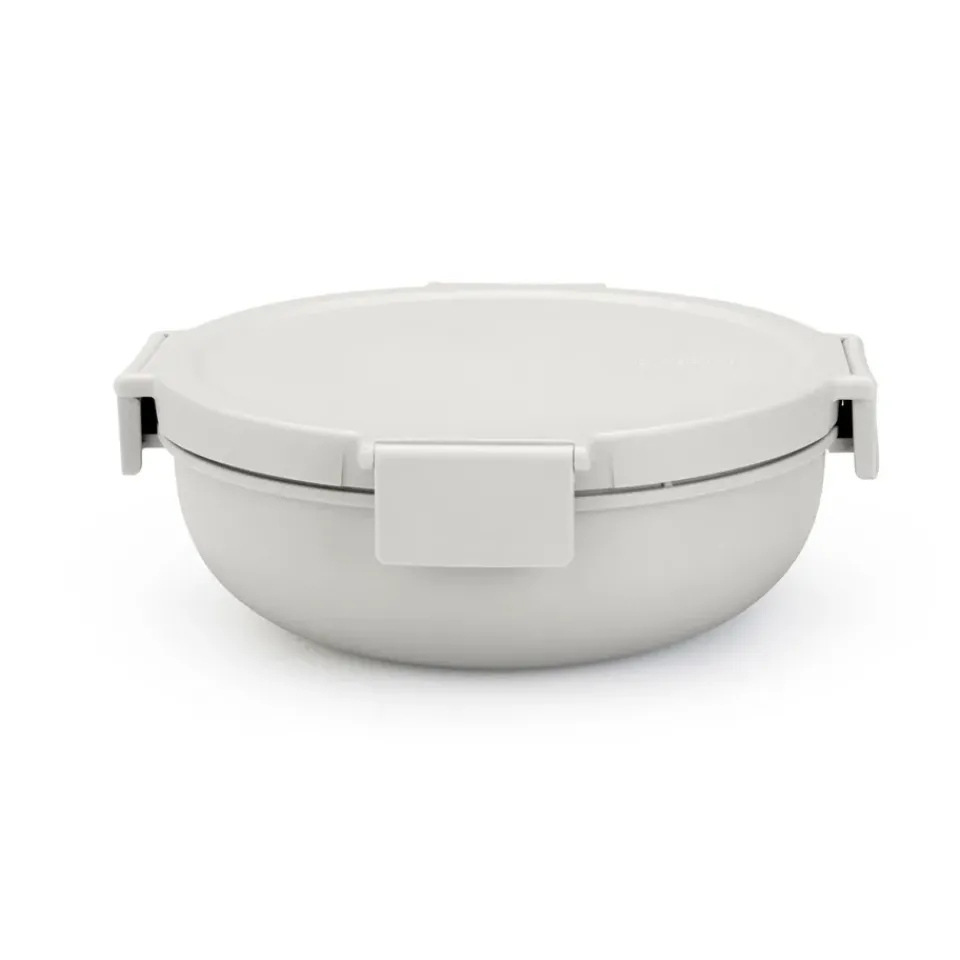 Lunch Boxes & Food Containers^Brabantia Make & Take sallad bowl. 1.3 L, Light Grey