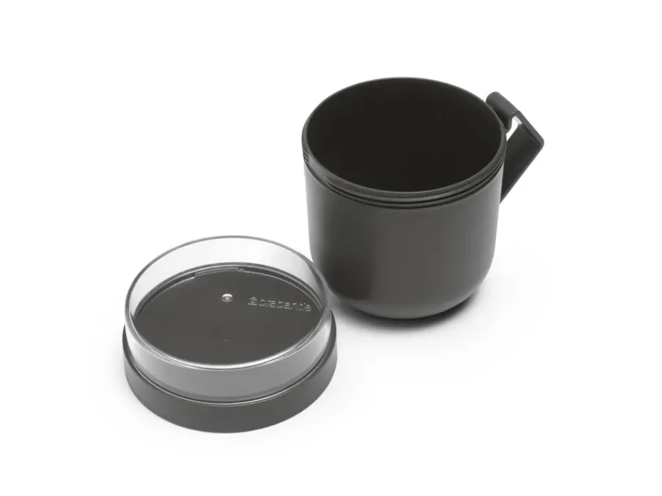 Hot Brabantia Make & Take Soup mug 0.6 L, Dark Grey