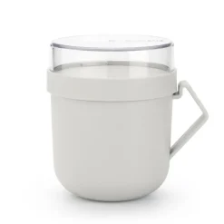 Lunch Boxes & Food Containers^Brabantia Make & Take Soup mug 0.6 L, Light Grey