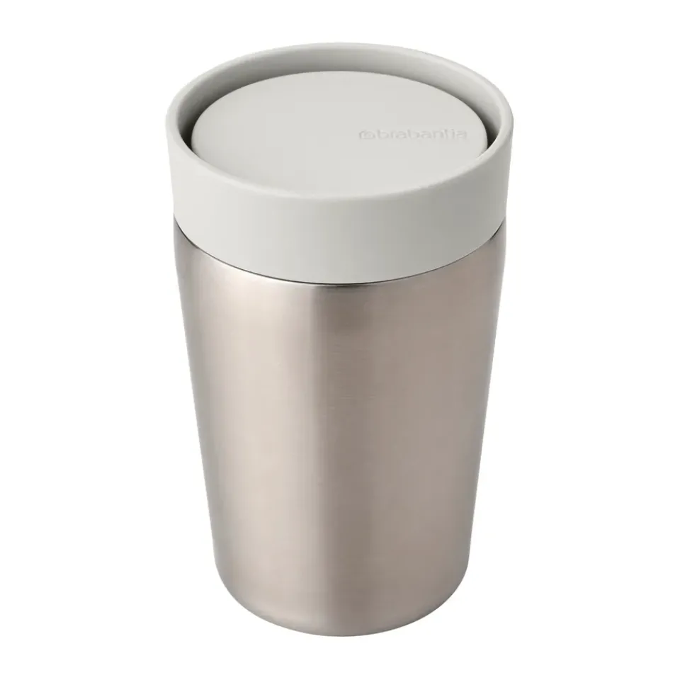 Outlet Brabantia Make & Take termal mug 20 cl, Light Grey