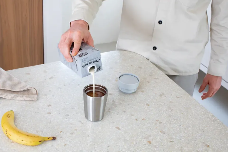 Outlet Brabantia Make & Take termal mug 20 cl, Light Grey