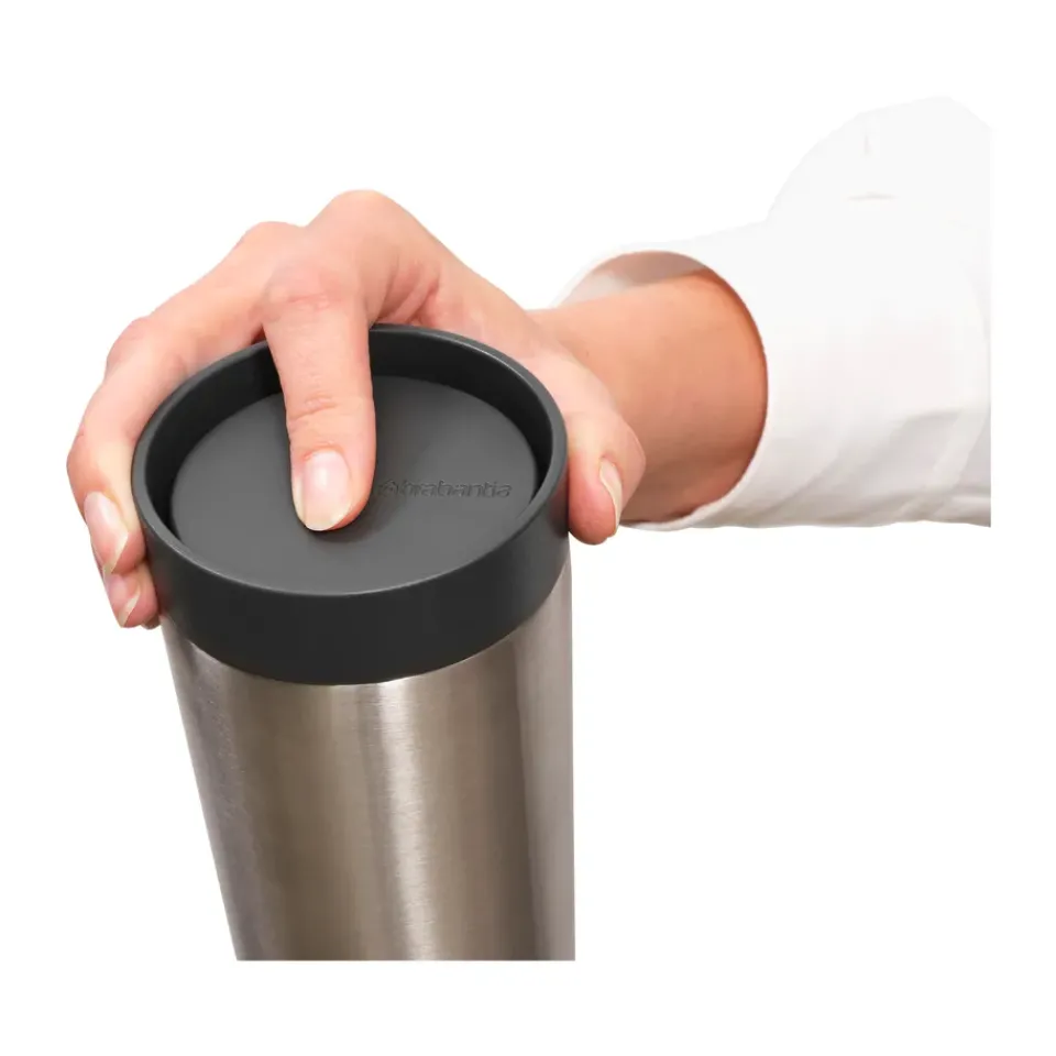 New Brabantia Make & Take termal mug 36 cl, Dark Grey