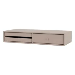 Hot Montana MAKEUP make-up table, wall hung, Mushroom Beige