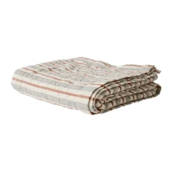 Bedspreads & Throws^Tell Me More Malva bedspread 180x260 cm, Gray-rust red GreyBrown