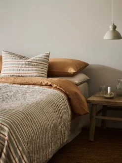 Bedspreads & Throws^Tell Me More Malva bedspread 180x260 cm, Gray-rust red GreyBrown