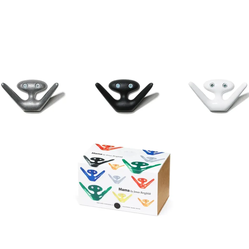 Clothes Hooks & Hangers|Clothes Hooks & Hangers^Essem Design Mama hook, structure Black