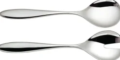 Clearance Alessi Mami salad servers 26 cm, Stainless steel Silver-coloured
