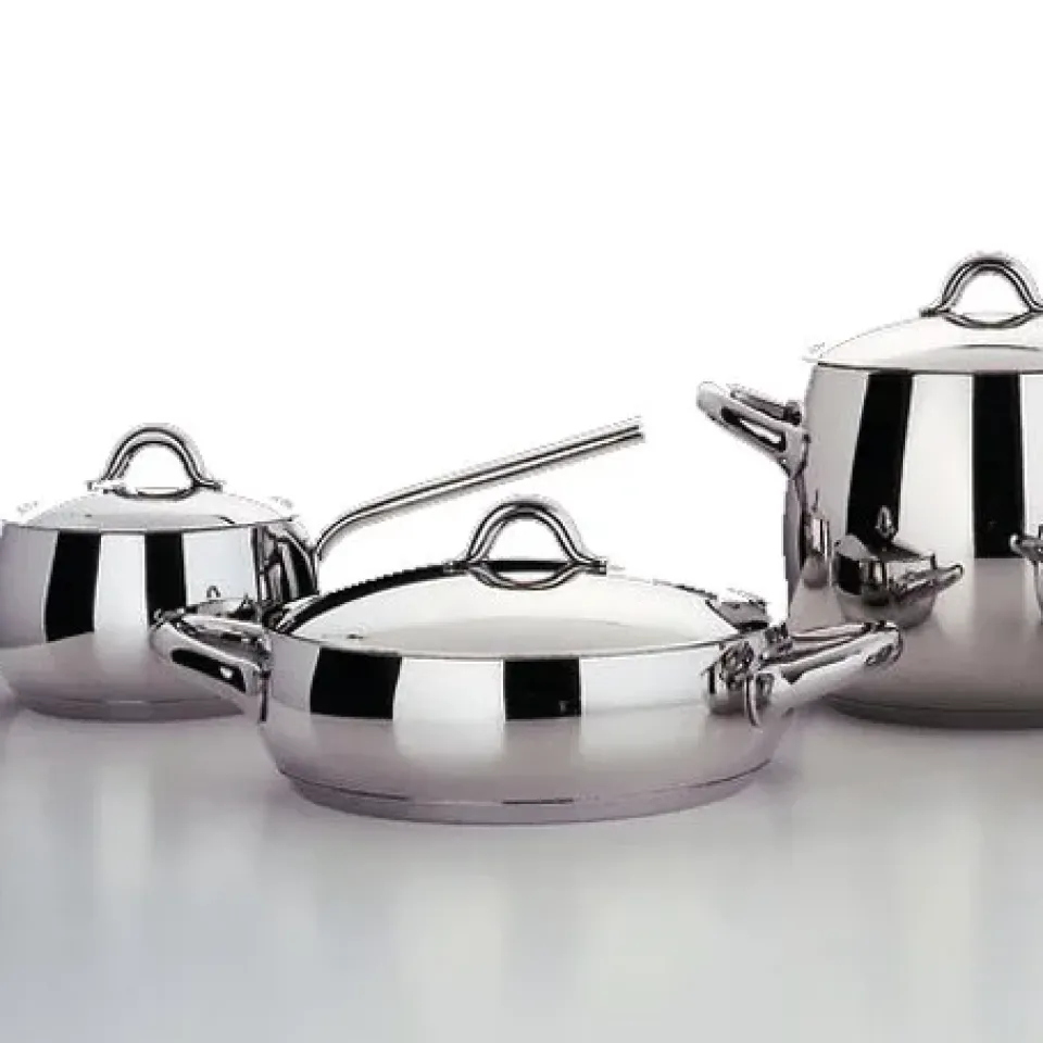 Alessi Mami saucepan stainless steel, 1 l Silver-coloured