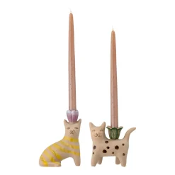 Bloomingville Mamie candle sticks 2 pieces, Stoneware Multi