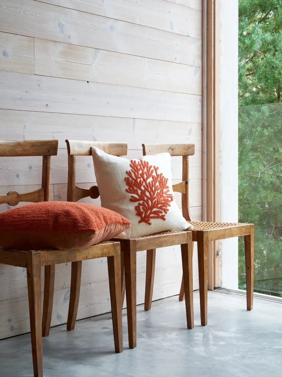 Cushion Covers^Chhatwal & Jonsson Mani cushion cover 50x50 cm, Apricot Orange
