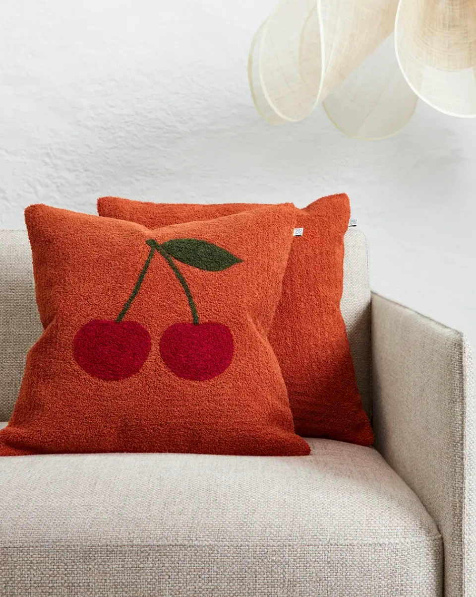 Cushion Covers^Chhatwal & Jonsson Mani cushion cover 50x50 cm, Apricot Orange