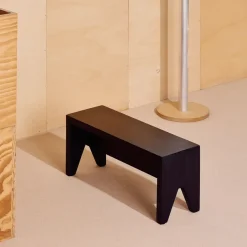 Discount HAY Manolito Long stool, , 60 cm Black
