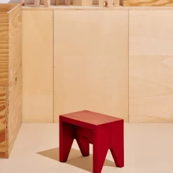 Seating^HAY Manolito Short stool, , 30 cm Red