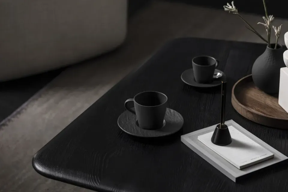 Tea & Coffee Saucers^Villeroy & Boch Manufacture Rock coffee saucer Ø15.5 cm, Black