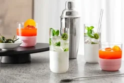 Long Drink & Highball Glasses^Villeroy & Boch Manufacture Rock long drink glass 30 cl 4-pack, Clear White