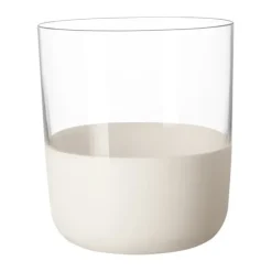 Villeroy & Boch Manufacture Rock Old fashioned glass 25 cl 4-pack, Clear White