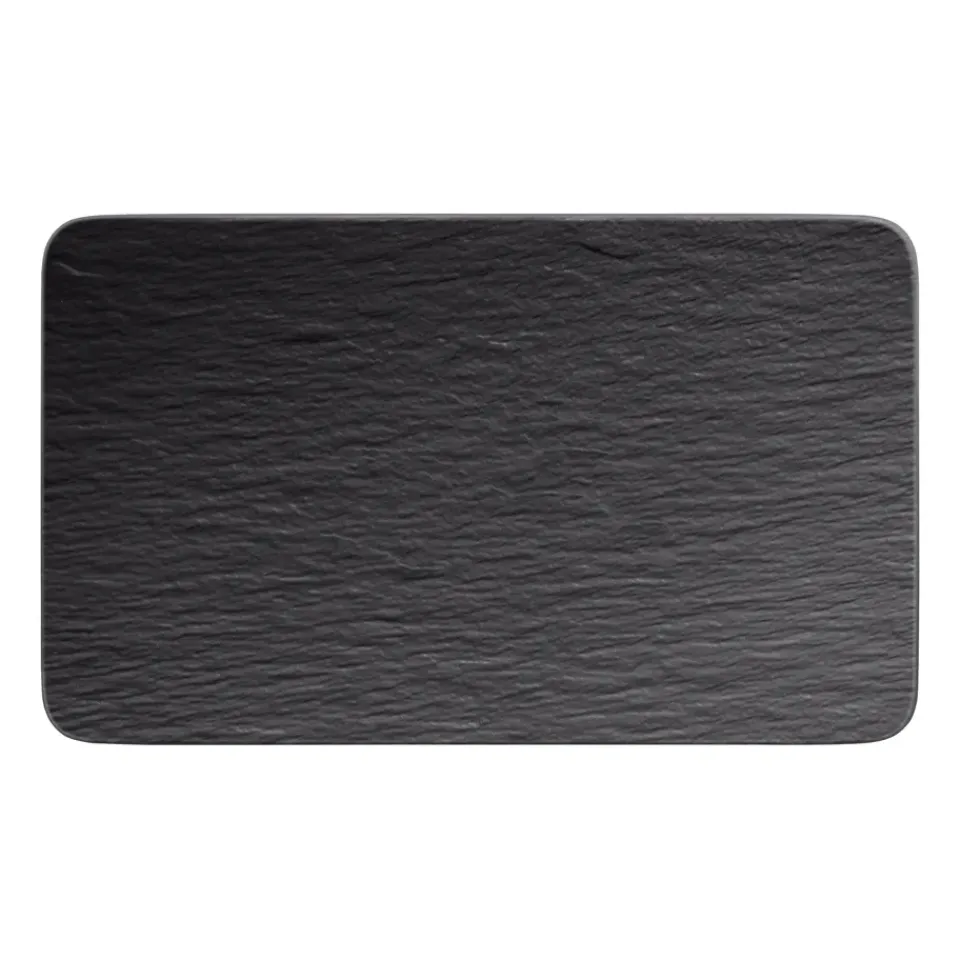 Discount Villeroy & Boch Manufacture Rock plate 17x28 cm, Black