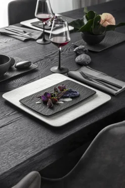 Discount Villeroy & Boch Manufacture Rock plate 17x28 cm, Black