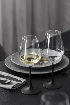 Online Villeroy & Boch Manufacture Rock red wine glass 47 cl 4-pack, Clear-black BlackTransparent