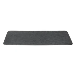 Serving Platters & Dishes^Villeroy & Boch Manufacture Rock serving plate 18x35 cm, Black
