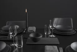 Serving Platters & Dishes^Villeroy & Boch Manufacture Rock serving plate 18x35 cm, Black