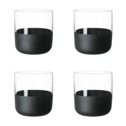 Online Villeroy & Boch Manufacture Rock shot glass 4 cl 4-pack, Clear BlackTransparent