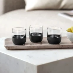 Online Villeroy & Boch Manufacture Rock shot glass 4 cl 4-pack, Clear BlackTransparent
