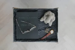Decorative Accessories|Decorative Trays^Mette Ditmer Marble decoration tray large 30x40 cm, Black-grey BlackGrey