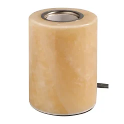 Lamp Bases^Unison Marble lamp base, gloss, Ø8x10.5 cm Beige