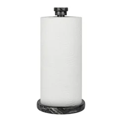 Kitchen Towel Holders^Mette Ditmer Marble paper towel holder, Black-grey BlackGrey