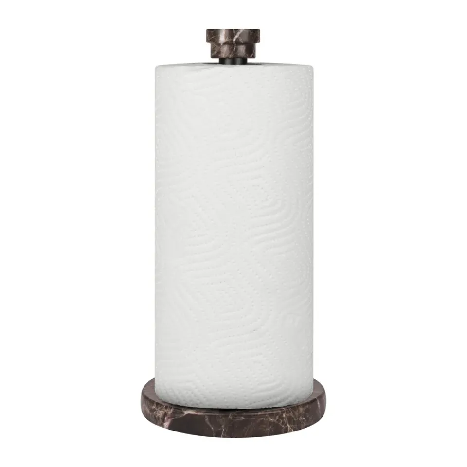 Kitchen Towel Holders^Mette Ditmer Marble paper towel holder, Brown